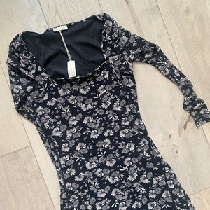 Vici long sleeve maxi dress NWT